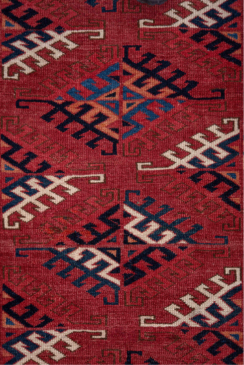 Vintage Bokara Area Rug (4' x 5')
